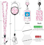 Cute Cow Badge Reel Retractable Heavy Duty - Image 6