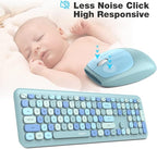 MOFII Wireless Keyboard and Mouse Combo Silent, Slim Compact 2.4G USB Full Size - Image 3