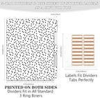 Lateefah 3 Ring Binder, 1 Inch Binder Organizer - Image 5