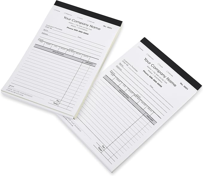 CH Printco Custom Sales, Personalized Multipurpose Duplicate Carbonless Form - Image 2