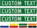 My Sign Center Custom Street Sign, 6x36 Inch, Classic Style, Reflective