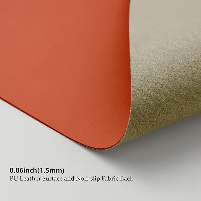 Large Desk Mat - 47.2"x 17" Non-Slip PU Desk Pad - Image 3