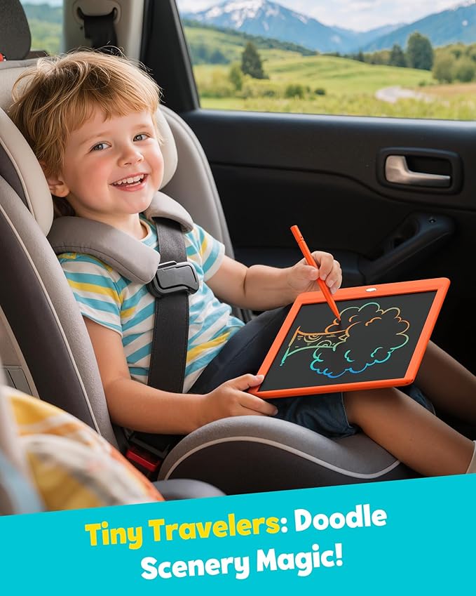 TEKFUN Toys for Girls Boys 10IN LCD Writing Tablet, Magic Doodle Board - Image 7