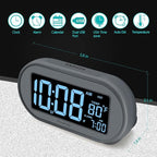 DreamSky Alarm Clocks for Bedrooms, Auto Set Digital Desk Clock for Bedside - Image 7