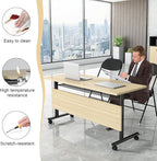 JEHUJD Conference Table, 55.1''Folding Conference Room Table - Image 5