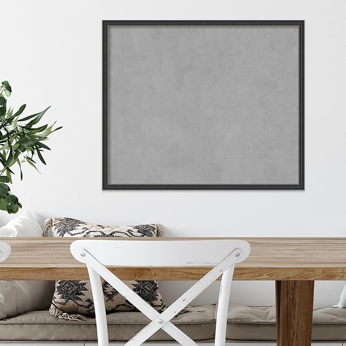 Amanti Art Black Framed Magnetic Board 21x25 Medium Vision Board - Image 5