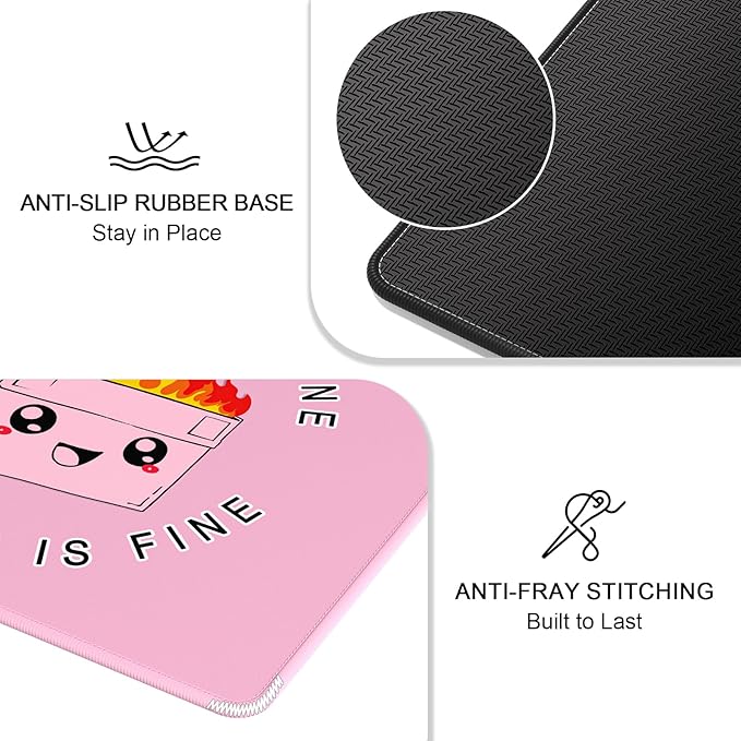 Auhoahsil Mouse Pad, 12 x 10 in Dumpster on Fire Computer Mouse Pad - Image 5