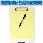 Think2Master White Plastic Storage Clipboard. | 25% Heavier & 25% Sturdier| - Image 4