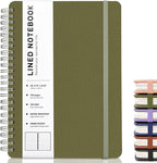 ABERLLS Green Lined Spiral Journal Notebook - Image 8