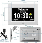 SSYA Dementia Clocks with Day and Date - Image 7