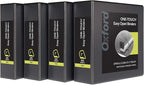 Oxford 3 Ring Binders, Binders for School and Office, 3 Inch ONE-Touch Easy by Oxford