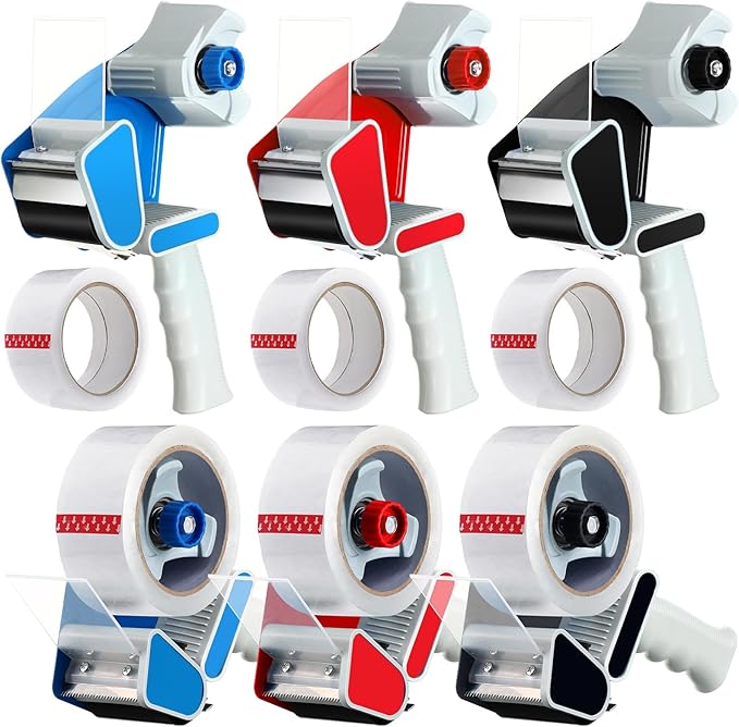 Dunzoom 6 Pack Packing Tape Dispenser Gun by Dunzoom