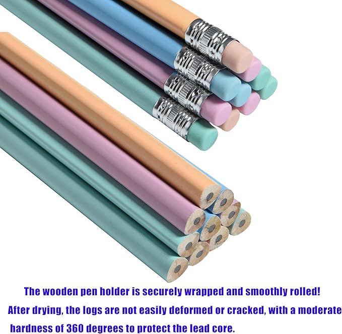 Jsehchya 50PCS Triangular Grip Wooden cased Pencils - Image 5