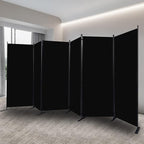 CHOSENM Room Divider, 6 Panel Folding Privacy Screens - Image 7