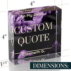 Custom Acrylic Sign Personalized, Custom Desk Name Plate, 18 Styles, - Image 7
