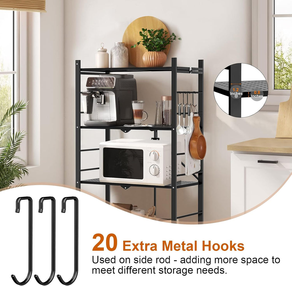 himix 4-tier foldable storage shelf with wheels 20, package contents