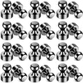 VNDUEEY 24Pcs Black Fridge Magnet Refrigerator Magnets, Magnets by VNDUEEY