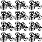 VNDUEEY 24Pcs Black Fridge Magnet Refrigerator Magnets, Magnets by VNDUEEY