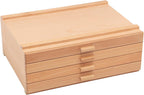 hg art concepts artist storage chest, wooden brush, main product view