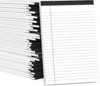 36 Pack Small Legal Pads 5x8 White Note Pads 5x8 College Ruled Paper Tablets by Aidunmis