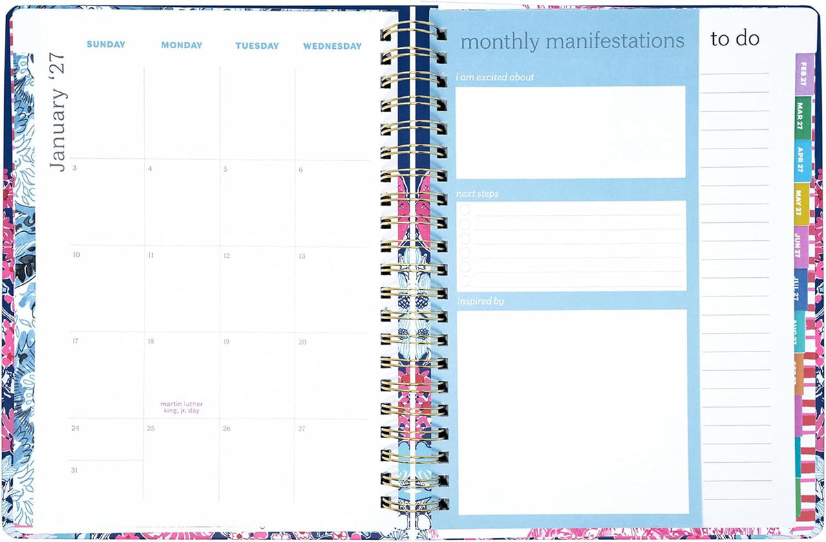 Lilly Pulitzer 17-Month Jumbo 2026-2027 Planner, In All Her Glory
