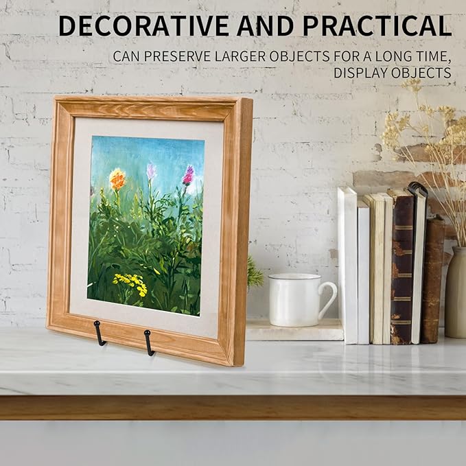 Decolore 5 Pack 10.3 Inch Black Plate Stands Picture Easels - Image 6