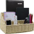 Boershun Rattan Mail Organizer - Image 5