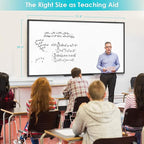 White Board Dry Erase 72x40, Large Magnetic Whiteboard Maxtek Dry Erase Boards - Image 2