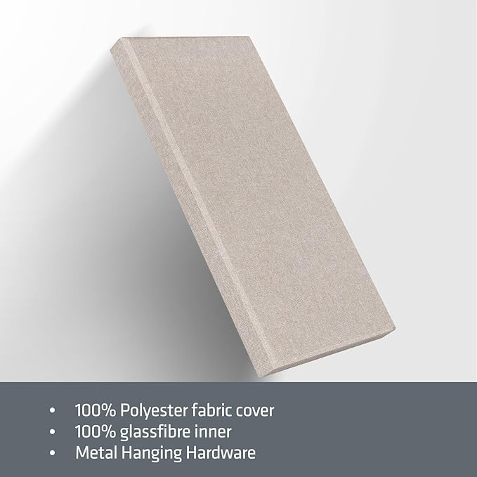 2” Thick Acoustic Panels with Hanging Hardware - Image 6
