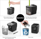 Electric Pencil Sharpener Heavy-Duty Helical Blade Sharpener - Image 4