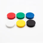 Bullseye Office 24 Round Green Fridge Magnets, Button Shaped, Small Colorful - Image 3