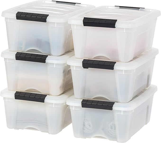IRIS USA 13 QT Plastic Storage Box by IRISUSA