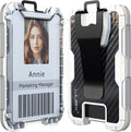 LIUGX Carbon Fiber Badge Holder, ID Card Holder by LIUGX
