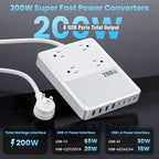 12-in-1 Charging Station USB C Power Strip - Image 3