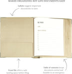 Savor | 2025 Edition The Folio™ Document Organizer | Custom Dyed Cloth-Bound - Image 3