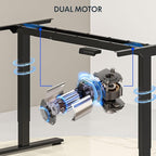 FLEXISPOT 71x32 Inch Large Dual Motor Electric Standing Desk, Creative Studio - Image 3