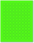 NextDayLabels - 8-1/2 x 11 Neon Color High Light Fluorescent Labels by NextDayLabels