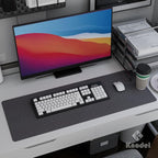 K KNODEL Felt Desk Mat, Large Desk Pad Protector, Office Computer Desk Mat - Image 6
