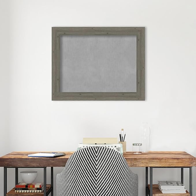 Amanti Art Grey Framed Magnetic Board 23x29 Medium Vision Board - Image 5