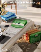 ThinkTex Plastic Expanding File Folder, Transparent envelopes - Image 4