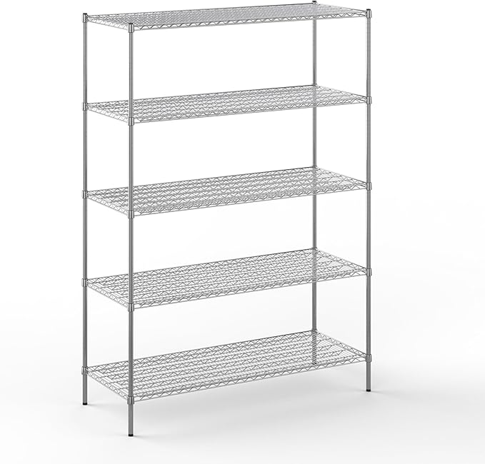 Regal Altair 24" Deep x 60" Wide x 86" Height Wire Shelving Kit | 5-Tier | NSF by Regal+Altair