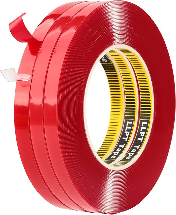 LLPT Double Sided Tape Acrylic Waterproof Permanent Mounting Tape 0.4 Inch x by LLPT-AllAboutAdhesiveTapes