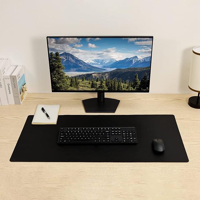 Leather Desk Pad, Wolaile 36x17 inch Large Mouse Pad, Waterproof Non-Slip - Image 5