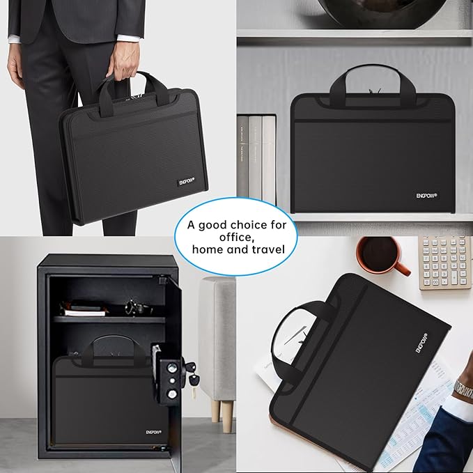 ENGPOW Accordion File Organizer, Fireproof Expanding File Folder - Image 7