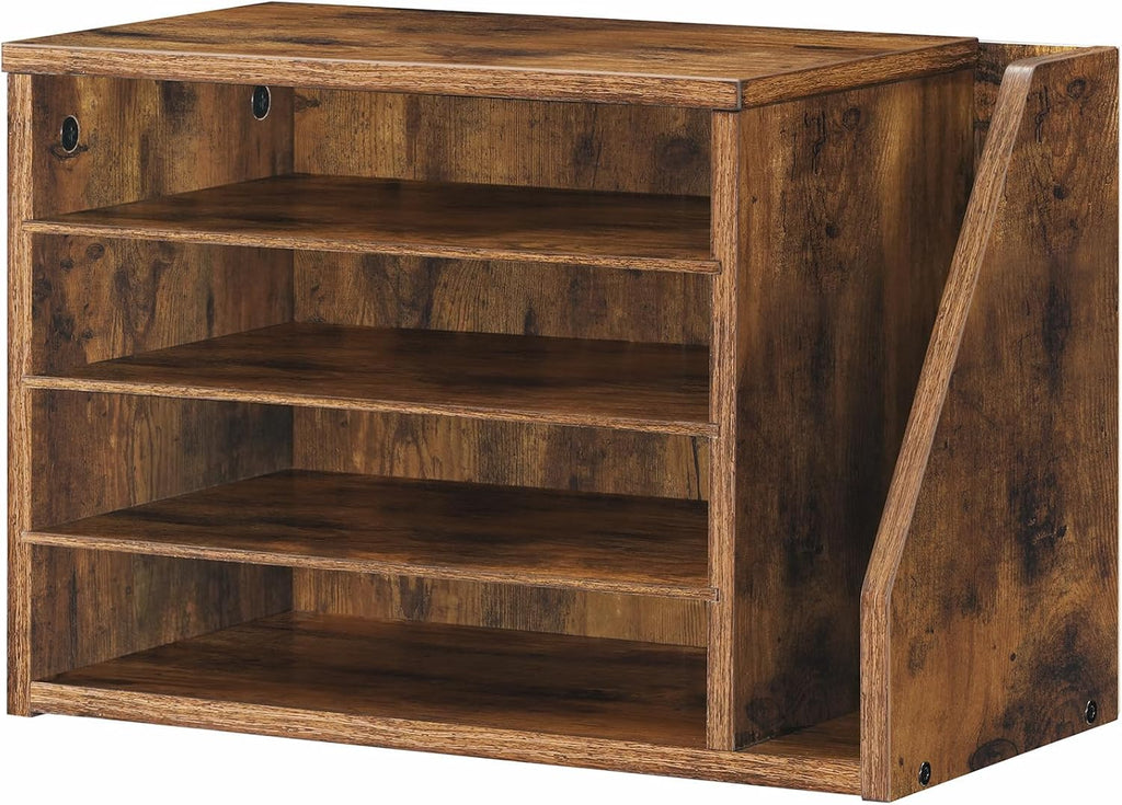 hoobro mail sorter, literature organizer with adjustable shelves, main product view