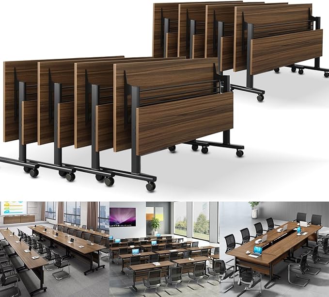 LKATOR Portable Conference Table, Folding Office Table by Unknown