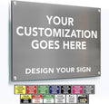 Custom Metal Signs, Personalized Aluminum, Customized Safety, Business Signs by SpeedyOrders
