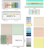 BAYTORY 1610 Sheets Transparent Sticky Notes - Image 2