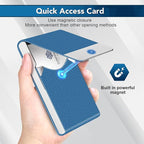 Business Card Holder with Ultra Slim Design, Business Card Case with Premium PU - Image 4
