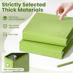 SUNEE 3 Ring Binder 1.5 Inch 1 Pack, Tender Green - Image 4